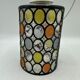 Vintage glass pendant light Limburg 1970s