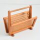 Porte revues bois et cannage 1960s