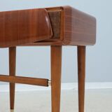 Tables de lit/tables de nuit en teck de design italien du milieu du siècle, ensemble de 2
