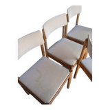 Baumann 6 chair signed 1960 vintage design
