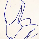 Silhouette féminine, sérigraphie en édition limitée