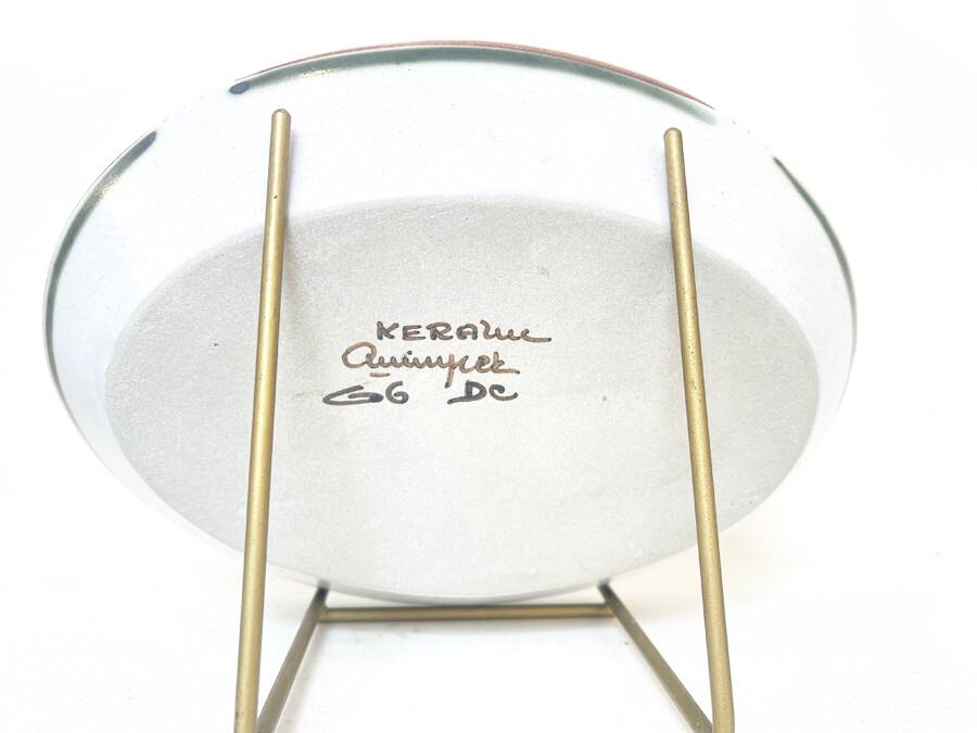 Keraluc-Quimper ceramic dish, 1970