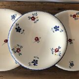 3-course vintage service, Digoin Sarreguemines