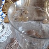 Vase verre à pied