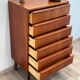 Scandinavian teak chest of drawers, Danish design from the 1950s/60s