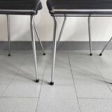 Set of 4 vintage scoubidou chairs 1960