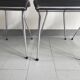 Suite de 4 chaises vintage scoubidou 1960
