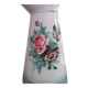Pitcher, enameled sheet metal pitcher