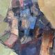 Vintage Modernist Swedish School Abstract Oil Painting