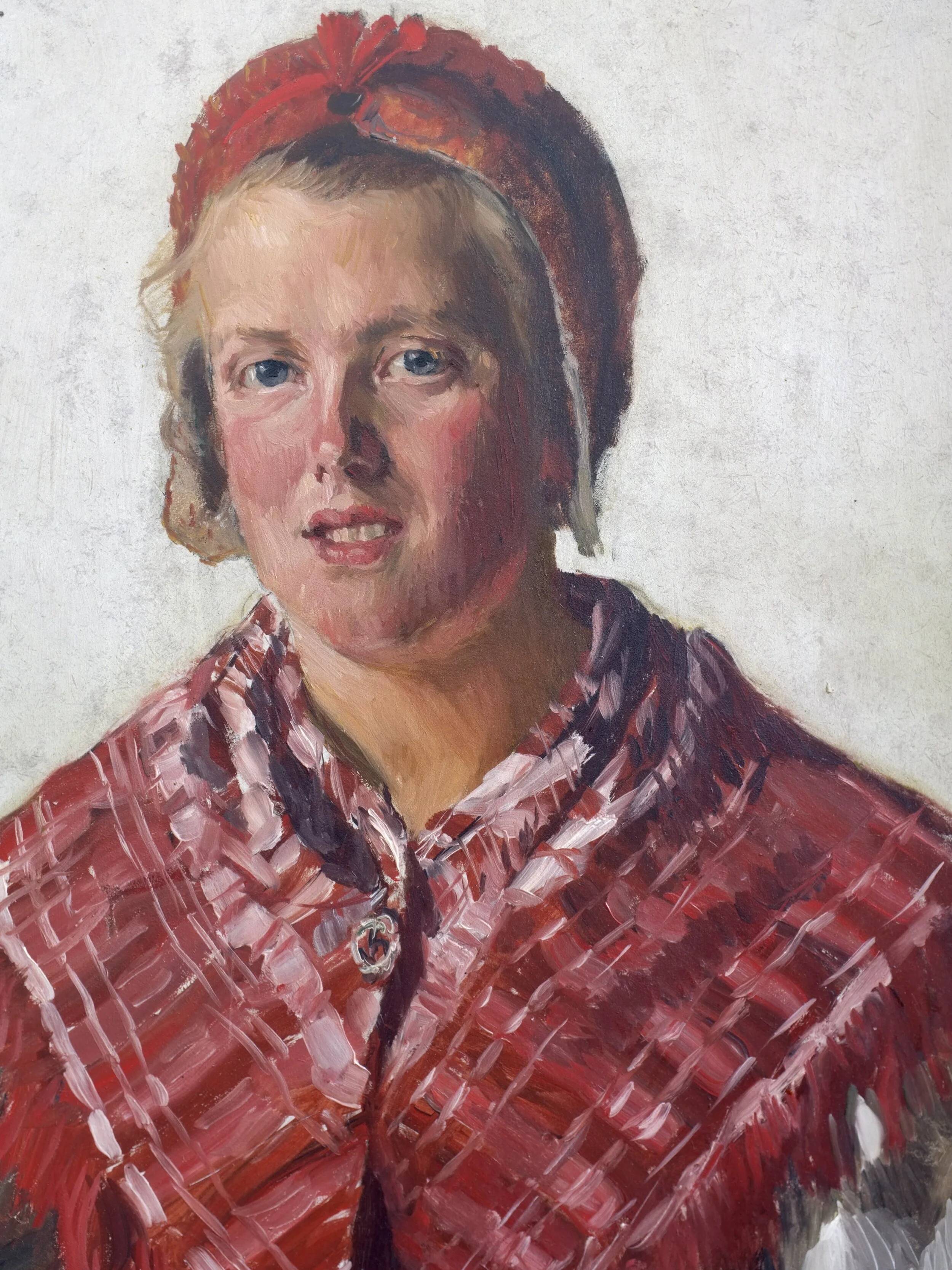 Vintage portrait of a woman by Sam Uhrdin | Sweden | 1920s