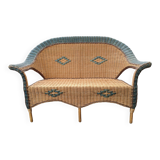Rattan bench