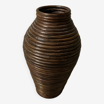 Rattan vase