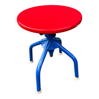 Tabouret industriel atelier année 70