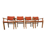 Set of 4 vintage Casala armchairs from 1970