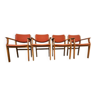 Set de 4 fauteuils casala 1970 vintage