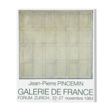 Jean Pierre Pincemin displays 1984