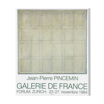 Affiche Jean Pierre Pincemin 1984