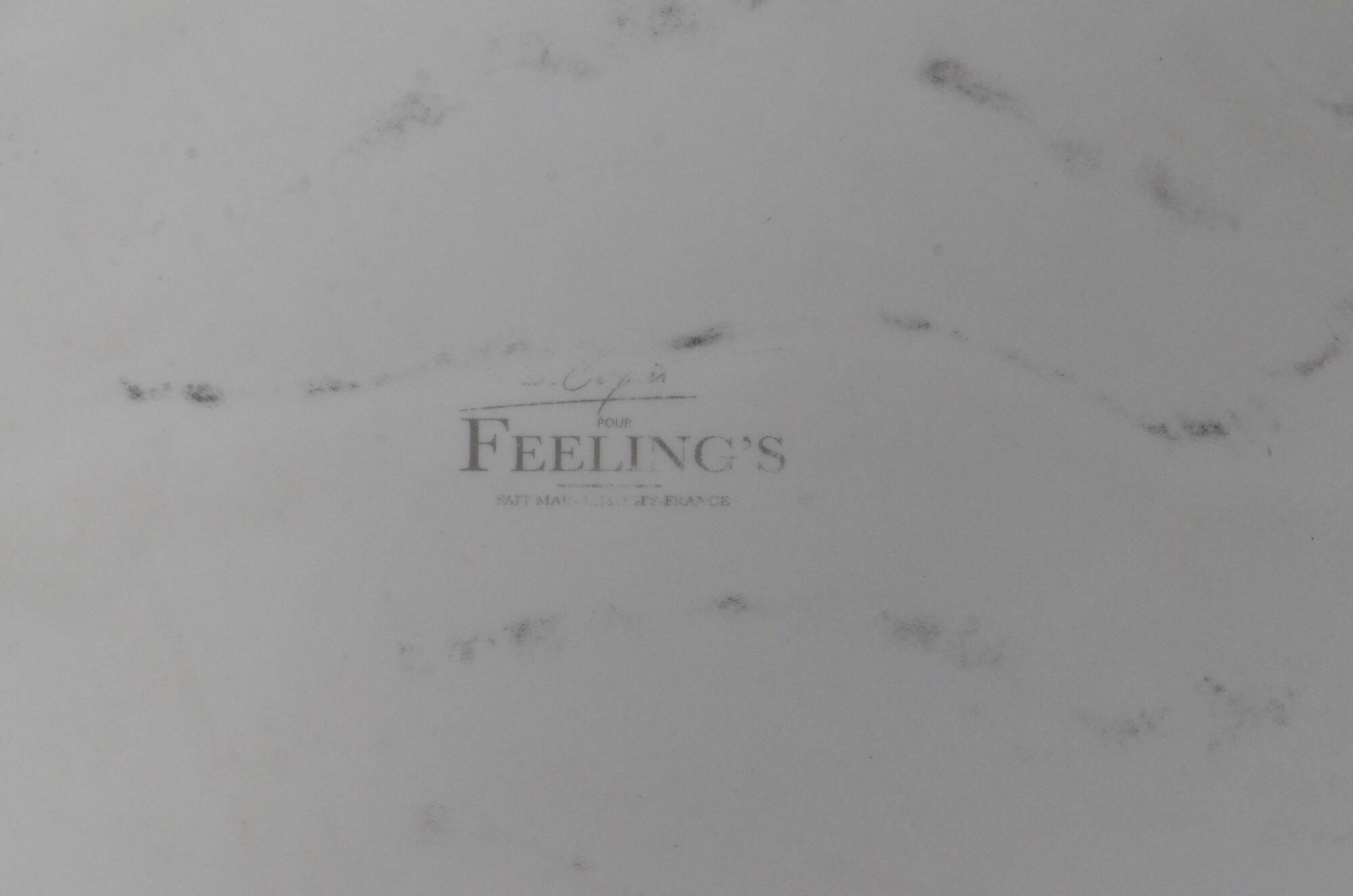 Ensemble de 7 pièces sculpturales Sylvie Coquet pour Feeling’s, Limoges
