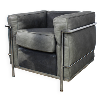 Poltrona Lc2 Le Corbusier, Cassina, Charlotte Perriand