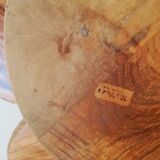 Servant appetizer tray teak scandinavian decoration empty pockets stamped