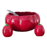 Tomato barbotine salad bowl