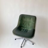 Chrome rotary chair