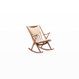 Scandinavian Rocking Chair by Frank Reenskaug for Bramin, Denmark, 1960s
