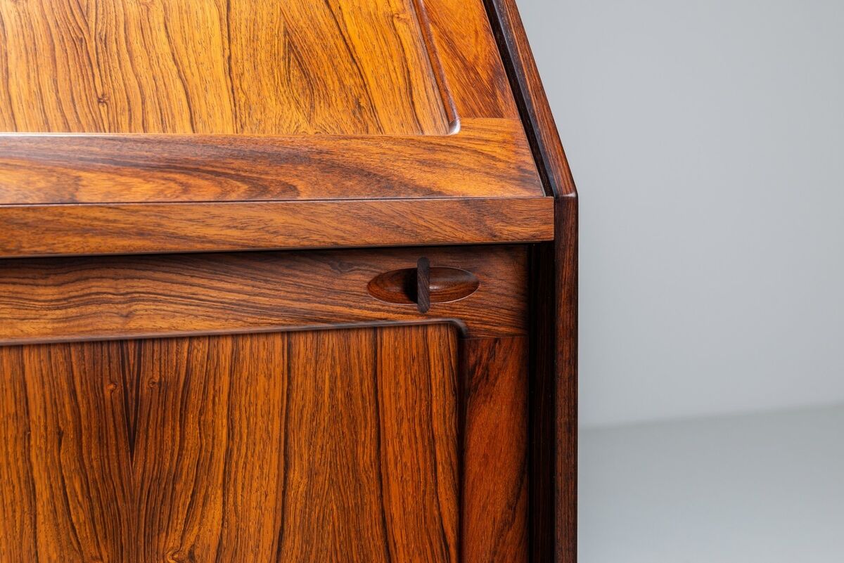 Cabinet secrétaire H.W. Klein en palissandre Bramin Danemark 1960