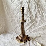 Lampe à poser vintage en cuivre doré