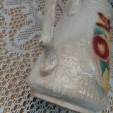 Antique earthenware pitcher