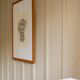 Noir charcoal on paper – Original 2019 abstract drawing in wooden frame by Paul Wilhelm Jacobs