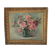 Painting on canvas bouquet of flowers