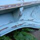 Ancienne étagère murale en bois