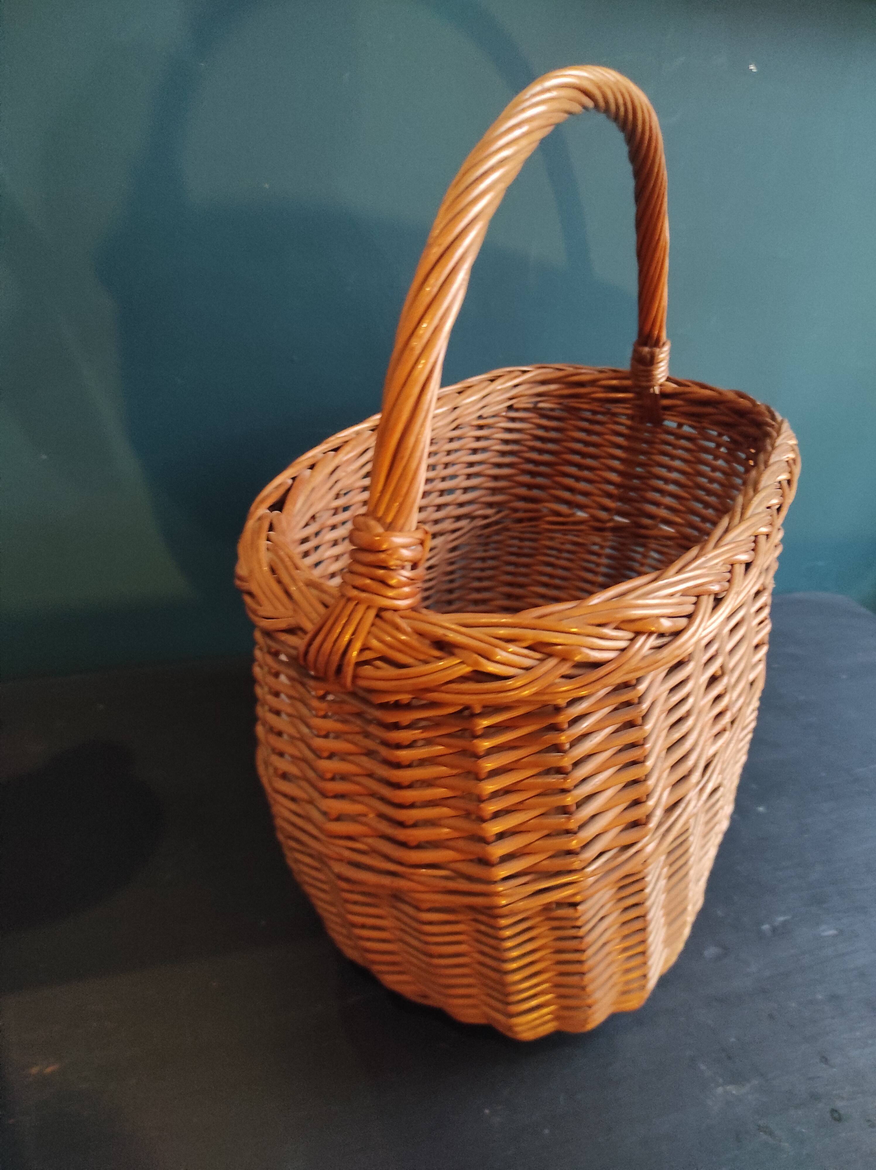 Vintage French oval basket