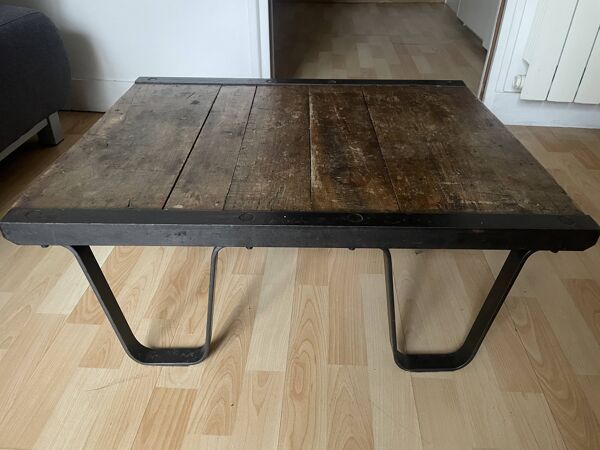 Table basse industrielle
