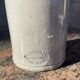 Old glazed stoneware bottle