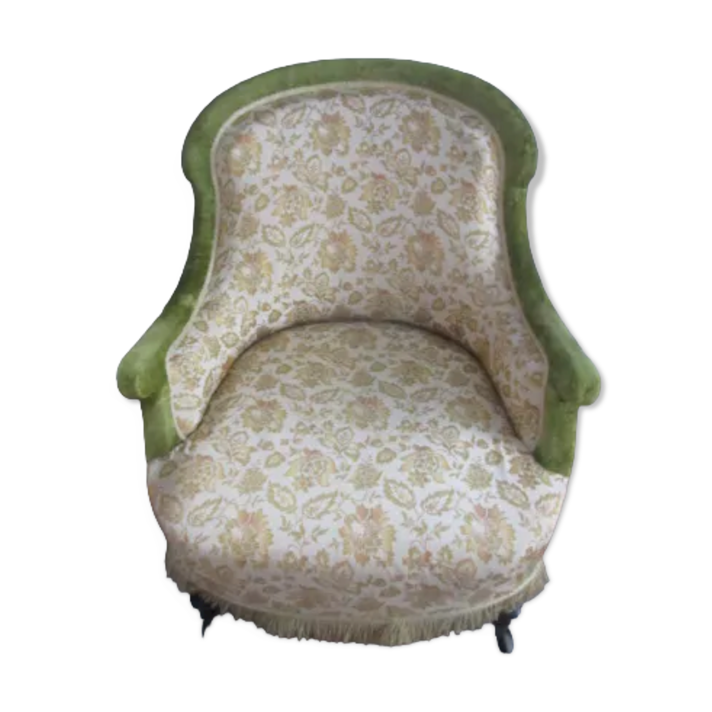 Fauteuil bergère de style Louis XV
