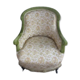 Louis XV style shepherdess armchair