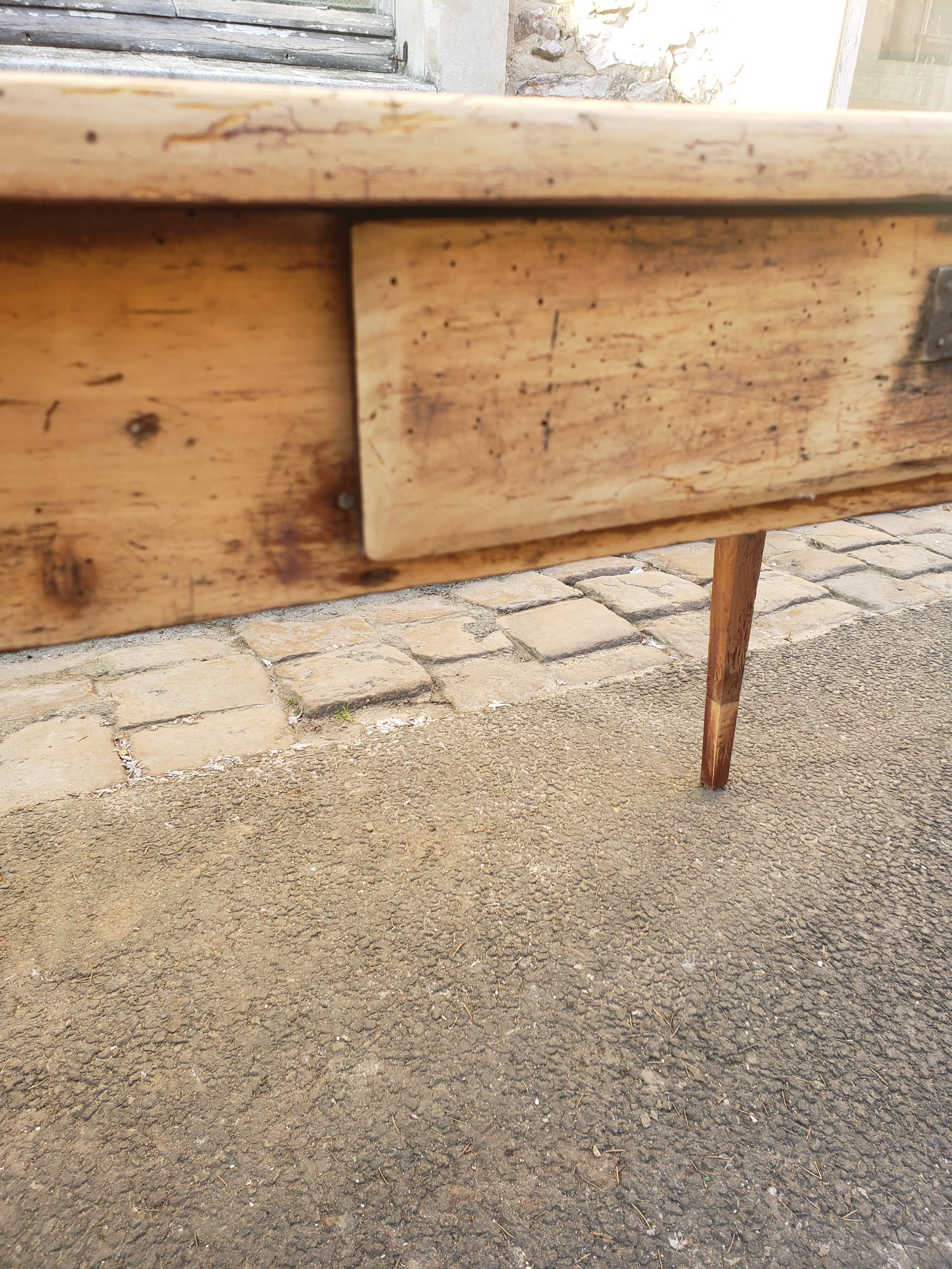 Farm table or "hiss" desk