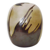 Grande vase en grès émaillé de Denis Bouniard Atelier des Cendres 1991