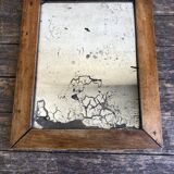 19th mirror with mercury glass 26x33cm
