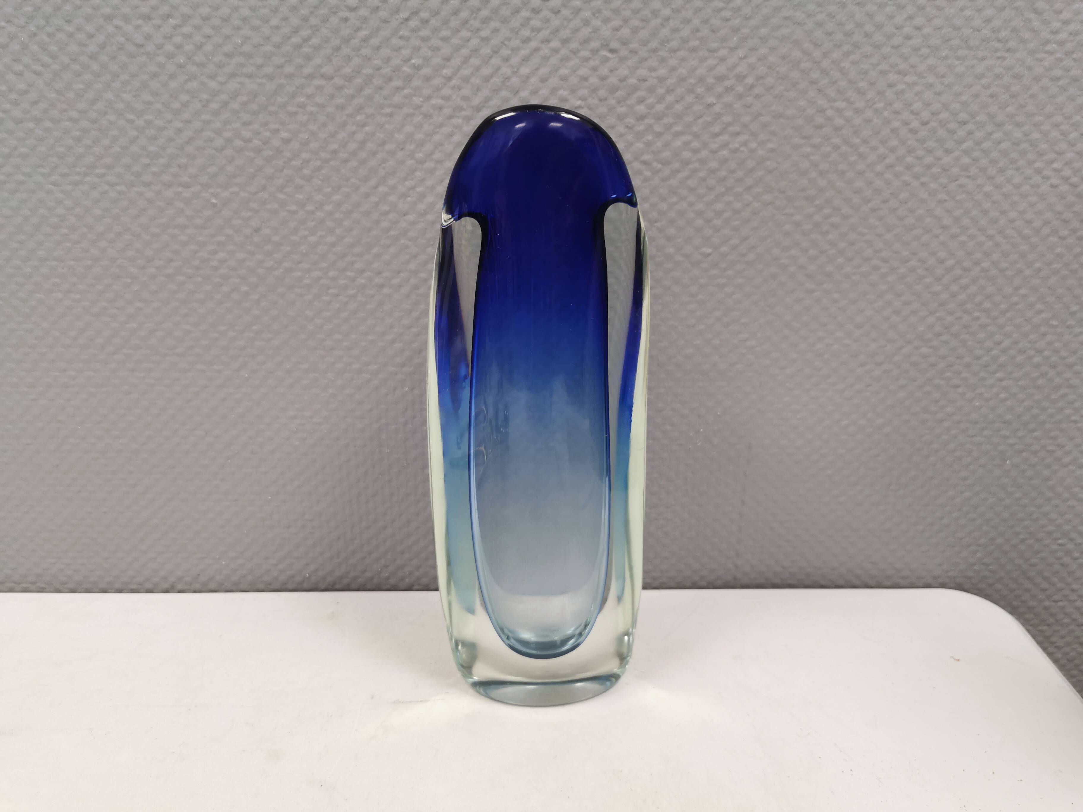 Huge and absolutely fantastic glass vase, 1970s
