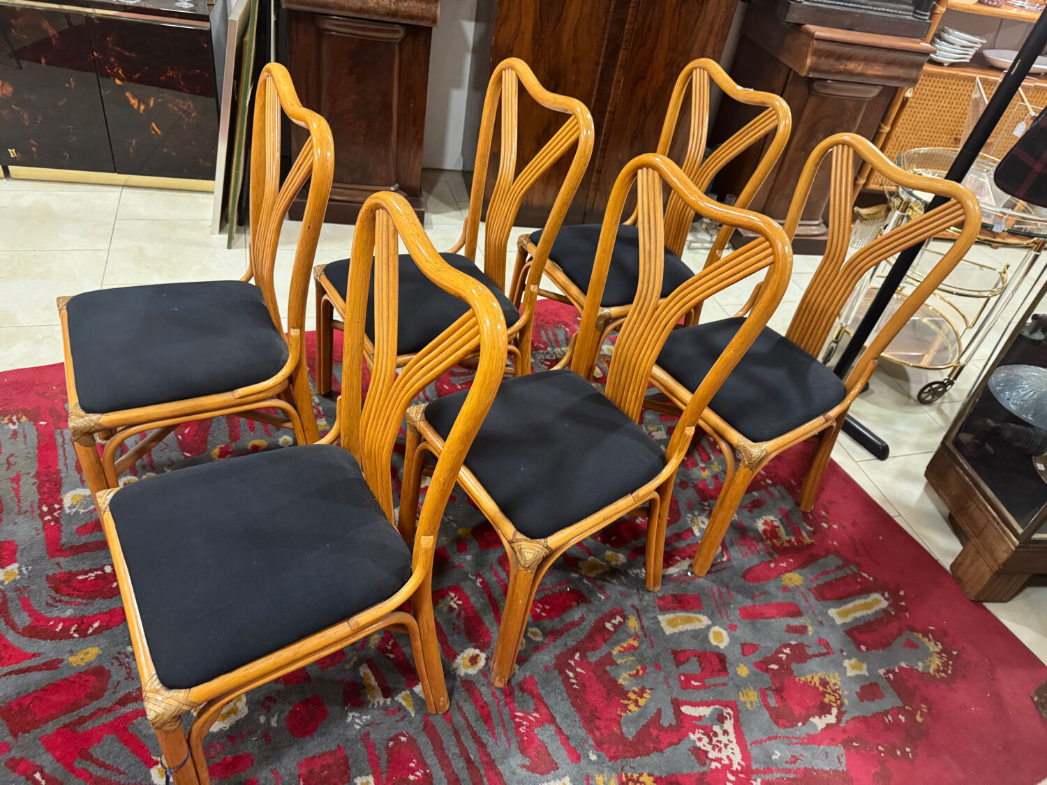 Chaise en rotin