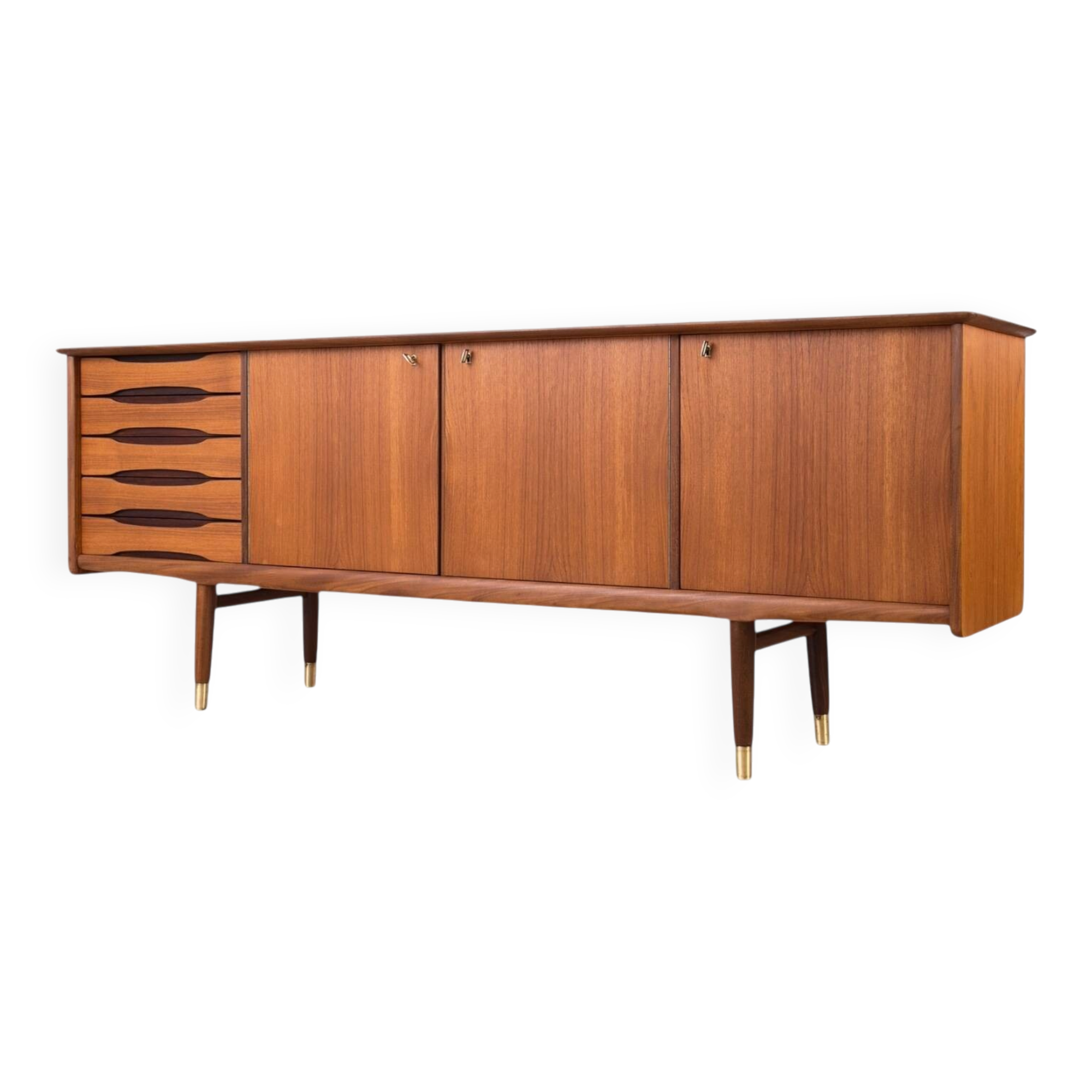 Teak Sideboard by Brødrene Sörheim, Norway, 1960s