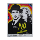 Original cinema poster "max and the ferrailleurs" romy schneider