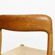 Niels Otto Møller Oak Dining Chair #75 J.L.Møller I Set of Two
