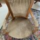 Pair of directoire style armchairs - nobilis fabric