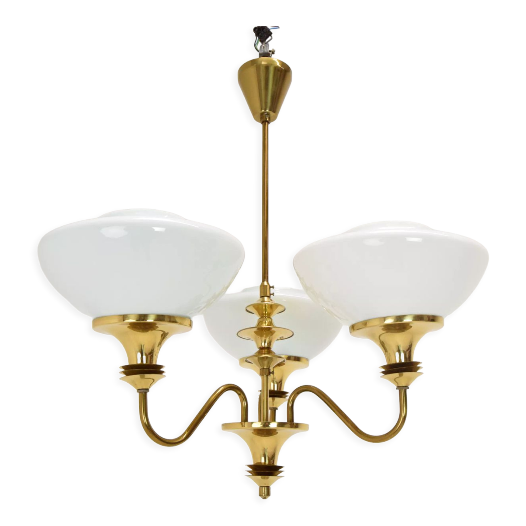 Mid-century chandelier, Czechoslovakia, 1970s