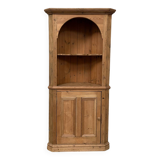 Vintage corner cabinet / pine corner cabinet