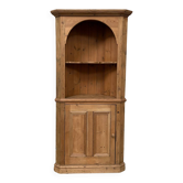 Vintage corner cabinet / pine corner cabinet